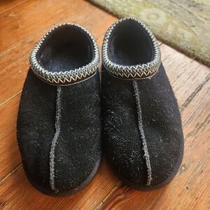 UGG Black Tasman Womens Slipper Shoe Size 8